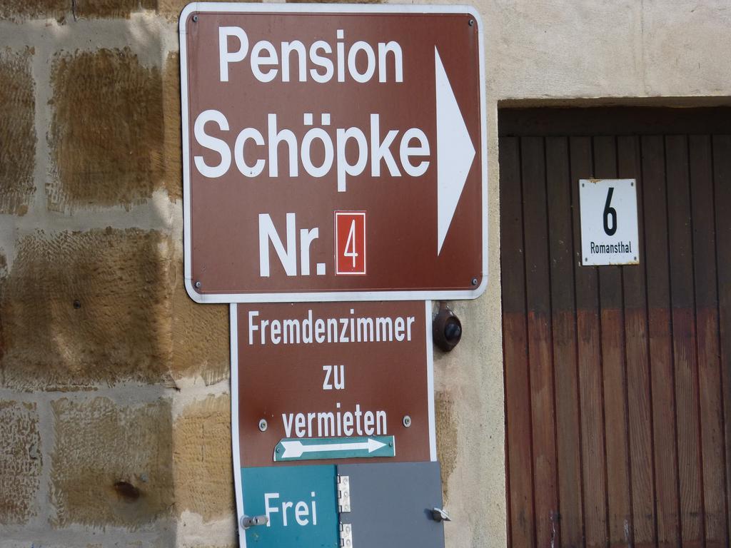 Pension Schoepke Hotel Bad Staffelstein Luaran gambar